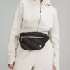 Sacos esporte sacos de cintura designer fanny pack preto cinto saco lu lu tecido repelente de água náilon cintura bolsa telefone titular carteira dos homens no