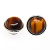 Tiger Eye Jewelpop Fits Kameleon bracelet necklace ring 925 silver plating for kameleon jewelpops IJP260300A