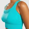 Roupa de yoga push up bralette sem costura sutiã esportivo ginásio almofada superior fitness à prova de choque cruz tiras esporte tanque sujetador treino