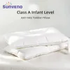 Pillows Sunveno Toddler Pillow with Pillowcase Evolon Anti-Dust Mite Pillow Soft Washable Baby Pillows for Sleeping for 1-6 years 231031