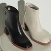 Zapatos de vestir Zapatos de marca GeDeGeson Mujer Otoño Tacones altos Botas de tobillo Cuero de vaca genuino Cremallera Abierta Cómodo Estilo oficial 231031