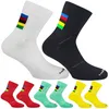 24 kleuren mode fietssokken merk fietssokken heren dames professionele ademende sportsokken basketbalsokken sportkleding accessoiressportsokken heren