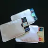 100 stks Creditcardbeschermer Veilige Hoezen RFID Blokkeren ID Houder Folie Shield Popular286s