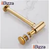 Abflüsse Iibizza Basin Pop Up Gold Messing Flaschensiphon Badezimmer Waschbecken Siphon mit Kit P-Trap Rohr Abfall Hardware 230414 Drop Lieferung nach Hause Dhboe