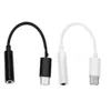 Type C To 3.5mm Aux Adapter 3 5 Jack Audio Cable for Huawei Xiaomi Redmi POCO Sumsang LG M1