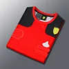 S-5XL 2023 2024 Formule 1 Nouveau costume de course F1 ROUGE Noir T-shirt numéro 55 16 rouge à manches courtes POLO équipe uniforme revers séchage rapide meilleur joueur 11 1