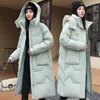 Frauen Daunen Parkas Winter Frauen Jacke Lange Weibliche Baumwolle Mit Kapuze Mantel Dicke Warme Jacken Winddicht Casual Student Mantel 231031