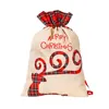 Décorations de noël sac fourre-tout bonbons Cookie père noël bonhomme de neige cadeau emballage sacs noël Navidad année fête décoration fournitures