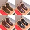 Homens chelsea botas com logotipo martin botas designer de alta qualidade derme ao ar livre fundo grosso tornozelo botas plataforma sapatos tamanho 38-44