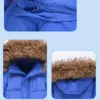 Nieuwe mode kinderen winterkleding set -30 graden donsjack babyjas + broek kind meisje skipak jongens kinderkleding peuter jumpsuit