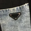 Elastische Taillenhose, Persönlichkeit, Patchwork, Designer-Jeans, hohe Taille, Persönlichkeit, Charm-Leggings, trendige, weiche Stramplerhose