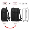 Backpack Laptop Men Expandable 16 Inch Business Men's Travel Bags With USB Charging Large Luggage Pack Mochila Male Backpacks