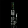 Smoking Pipes 37cm Xhale Hydratube Smoke Glass Bong With Base Quad Honeycomb Pan Hookah Beaker Water Pipe Atomizer Smooth And Rich S Dhzdl