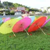 Japanska kinesiska orientaliska parasolbröllop Rekvisita tygparaply för festfotograferingsdekoration paraply godis färger tomt diy personlig