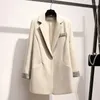 Frauen Anzüge Anzug Jacke Weibliche Koreanische Version Lose Design Sinn Nische 2023 Frühling Und Herbst Net Rot Schwarz Top Casual mantel
