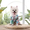 Hundkläder husdjurskjorta hawaiian stil katt liten medium och stor ananas nally gyllene hår våren som sommarkläder leveranser