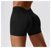 Shorts ativos femininos para academia, roupa sem costura, scrunch busport, fitness, cintura alta, treino, ciclismo, roupas curtas