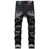 Jeans da donna Pantaloni da uomo Splicing Pantaloni in denim Biker Alta qualità Maschio Dritto Casual Designer Molti MultiPocket Comodo 231031