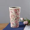 Vasos Tinta Colorida Flor Cerâmica Única Vintage Moderno Minimalista Casa Decorações de Mesa