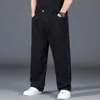 Kvinnors jeans 10x överdimensionerade män mode streetwear plus size bomull löst byxor casual last andas stora fettbyxor 231031