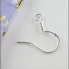 200pcs lot Sterling 925 Silver Clasps & Hooks Earring Findings Fishwire Hooks Jewelry DIY 15mm fish Hook Fit Earrings313m