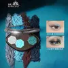 ظلال العيون Girlcult 4 ألوان Chameleon Eyeshadow Palette Matte Glitter Cool Smoky Makeup Long Engling Shimmer Eye Shadow 231031