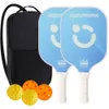 Tennis Rackets Pickleball Paddles SetUSAPA Approved Graphite Set of 2 4 Pickleballs Balls Beach Racquet 231031