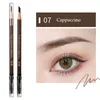 Eyebrow Enhancers 2pcs HaoZhuang Mist Eyebrow Pencil Trendy Wooden Eyebrow Brush Waterproof Brown Black Eyebrow Enhancement Makeup Wholesale 231031