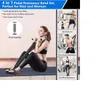 Resistance Bands Pedal Resistance Band Set Exercise Bands with Handle Elastic Rope Fitness Equipment Sit-up Bodybuilding Expander for Gym Workout 231031