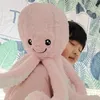 Poupées en peluche 40 80 cm grande taille jouet poulpe jouets PP coton animaux en peluche poupée pour enfants filles décoration de la maison cadeaux d'anniversaire 231031