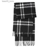 Scarves LONGMING New % Merino Wool Knitted Shawl Scarf Fashion Women Autumn Office Soft Warm Muffler Winter Classical Neckerchief Man Q231031