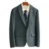 Męskie garnitury Blazers klasyczne vintage mężczyzn garnitur 1 kawałek kurtka jodełka tweed wełna mieszanka Blezer Slim Fit 2 guziki Tuxedos Płaszcz na ślub 231030