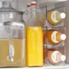 Kök förvaring kylskåp arrangör containrar vinhållare rack stapel akryl öl soda dryck kan låda flaskan