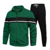 Homens Tracksuits Homens Tracksuit Casual Hoodies Conjuntos Masculinos Jaquetas Calças Dois Conjuntos de Peças Hip Hop Streetwear Sports Terno Patchwork Moda Homem Roupas 231030