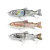 Appât de planeur à 2 sections de 7 pouces, leurre de pêche articulé de bonne qualité, swimbait pour la pêche en eau salée, section de leurre swimbait hardlure, leurres de pêche