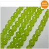 6 mm groene Peridot edelsteen ronde losse kraal 15''222T