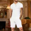 Ensembles de course hommes respirant anti-rides deux pièces volume t-shirt shorts grands et grands costumes pour hommes maillot de bain perdu mon homme