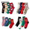 Kids Socks 4 Pairs Lot Children Girls Christmas For Cotton 2 12Years Comfortable Toddler Leg Warmers Boys Long 231030