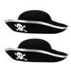 2 Pcs Pirate Hat Captain Costume Props Boy Clothes Long Cosplay Child Halloween Costumes 230920