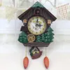 Wall Clocks Cuckoo Bird House Creative Clock Pastoral Style Cartoon Kids Room Decorative Full Music Time Reporting 231030