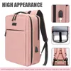 Laptop påsar Laptop Bag 15.6Inch USB Backpack School Bag Ruckssack 16 17.3Inch Backbag Travel Daypack Male Leisure Backpack Mochila Women gril 231031