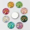 200 pièces 11 5mm cristal AB couleur ronde flatback résine strass pierre perles Scrapbooking artisanat bijoux accessoires ZZ764277h