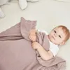 Blankets Baby Blanket Knit Soft Warm Breathable Nursery Swaddling For Girls And Boys Receiving Crib Stroller