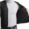 Gilets pour hommes Réchauffement d'hiver 7 zones de chauffage Gilet réglage de la température à 3 vitesses Hommes Gilet thermique Double interrupteur de commande pour la randonnée 231031