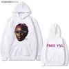 T-shirt da uomo Young Thug Thugger Slime Season Concert Felpa con cappuccio Pink Rare Hip Hop Graphic Felpe con cappuccio Rap Streetwear Uomo Felpa oversize T231012 T231031