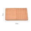 Natural Wooden Soap Dishes Tray Holder Storage Racks Plate Box Container Bath Shower Bathroom Accessories Supplies