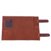 Hair Salon Leather Salon Barber Pure Color Roll Up Scissor Shear Holder Pouch Case Bag Hairdresser Handbag 231030