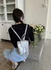 Diseño de mochila Mini mochila para mujer Mochila de mujer cepillada sólida Cuero de PU Bolsa de alma para mujer Cartera Bagcatlin_fashion_bags