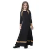 Ethnic Clothing Middle East Arab Dubai Children Ramadan Kaftan Robe Girls Long Sleeve Dress Kids Muslim Abaya Islamic Party