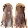 Baretten Japanse meisjes Dames Strik Schilder Hoed Lolita Zachte Zoete Franse Baret Cap Kawaii Preppy Stijl Vrouwelijke Casual Effen Kleur Kunstenaar Hoed 231031